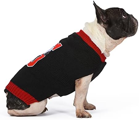 בוטנים עבור חיות מחמד קומיקס סנופי קולגייט כלב סוודר, קטן | רך ונוח כלב הלבשה כלב בגדי כלב חולצה / סנופי